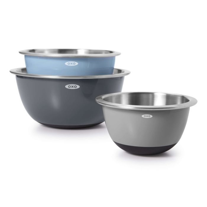 OXO stainless mixing bowls